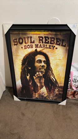 Bob Marley Soul Rebel Framed Poster