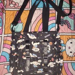 Sanrio Mumu Hello Japanese Cinnamoroll black Crossbody bag