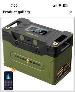 12V 100Ah LiFePO4 Deep Cycle Battery with Bluetooth & LCD Display, IP67 Rated