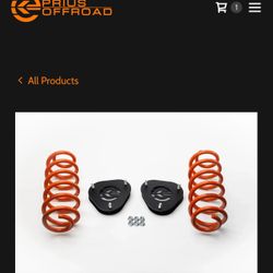 Prius Lift Kit 1.5 Inches With Rear Hd Springs