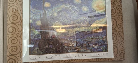 Van Gogh Stary Night Pic And Frame