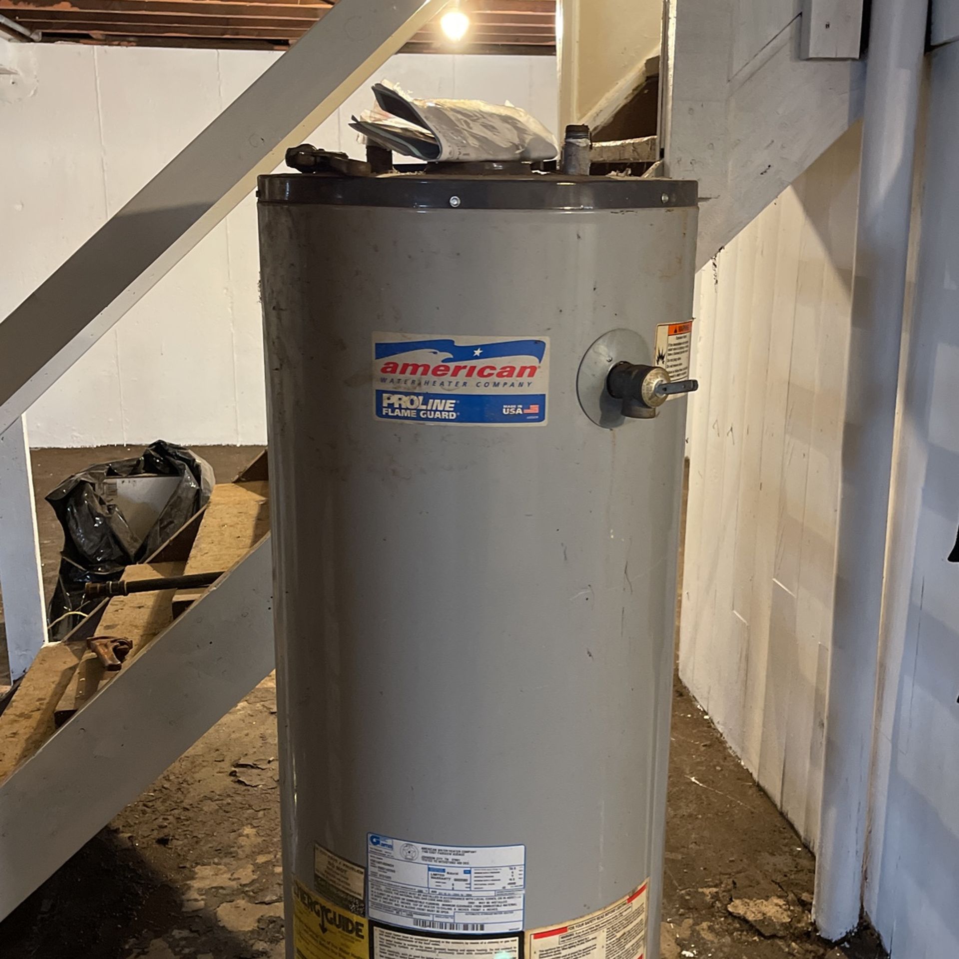 Hot Water Tank American Water Heater Proline Flame Guard Hot Water