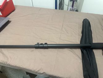 Black adjustable monopod