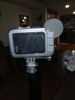 Go Pro Hero 12, wireless microphones, tripod pod