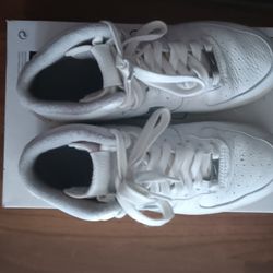 Nike Air Force 1 High Sculpt 'Summit White/Silver Size 7