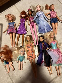 Assortment Of 10 Dolls