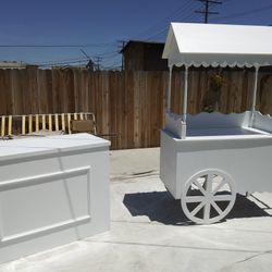 Candy Cart And Candy Table