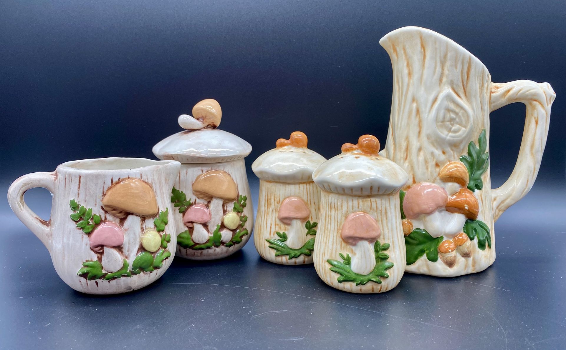 Vintage Mushroom Set