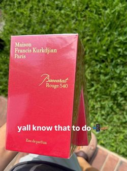 $70 each Baccarat cologne Rouge 540