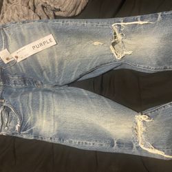 purple jeans 