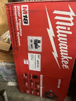 Milwaukee 200ft pipeline Inspection System