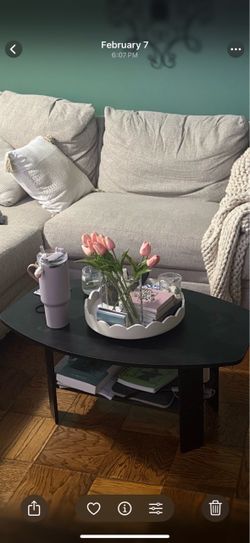 black coffee table