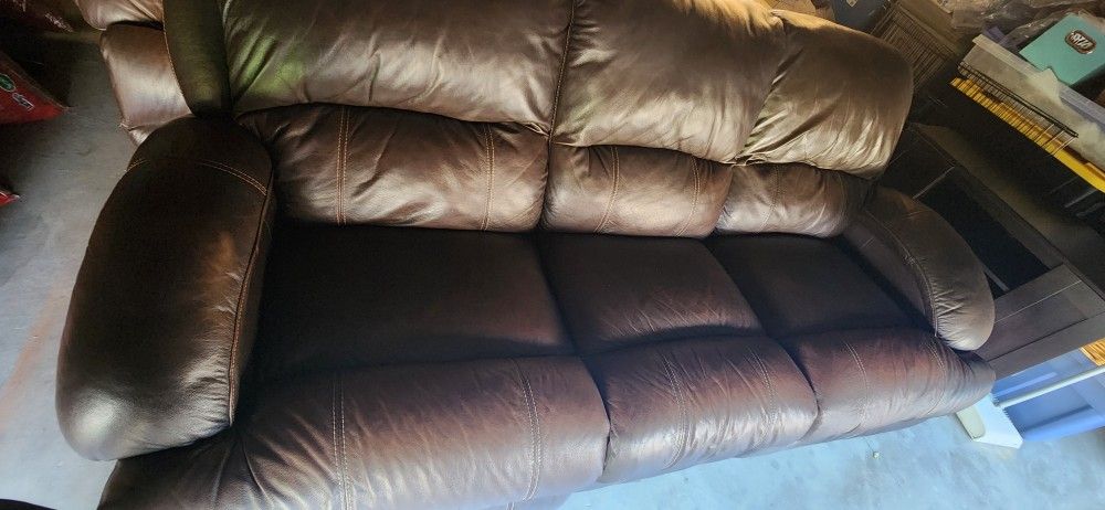 Reclining Leather Couches