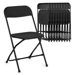 Elegant Black Folding Chairs