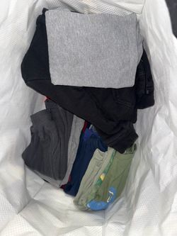 Bag of toddler clothes