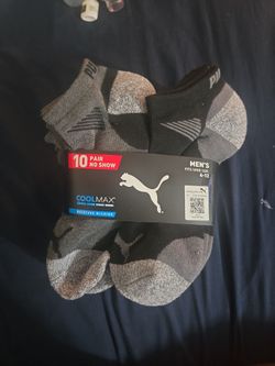 Puma Men's No Show Socks - 10 Pairs - size 6-12