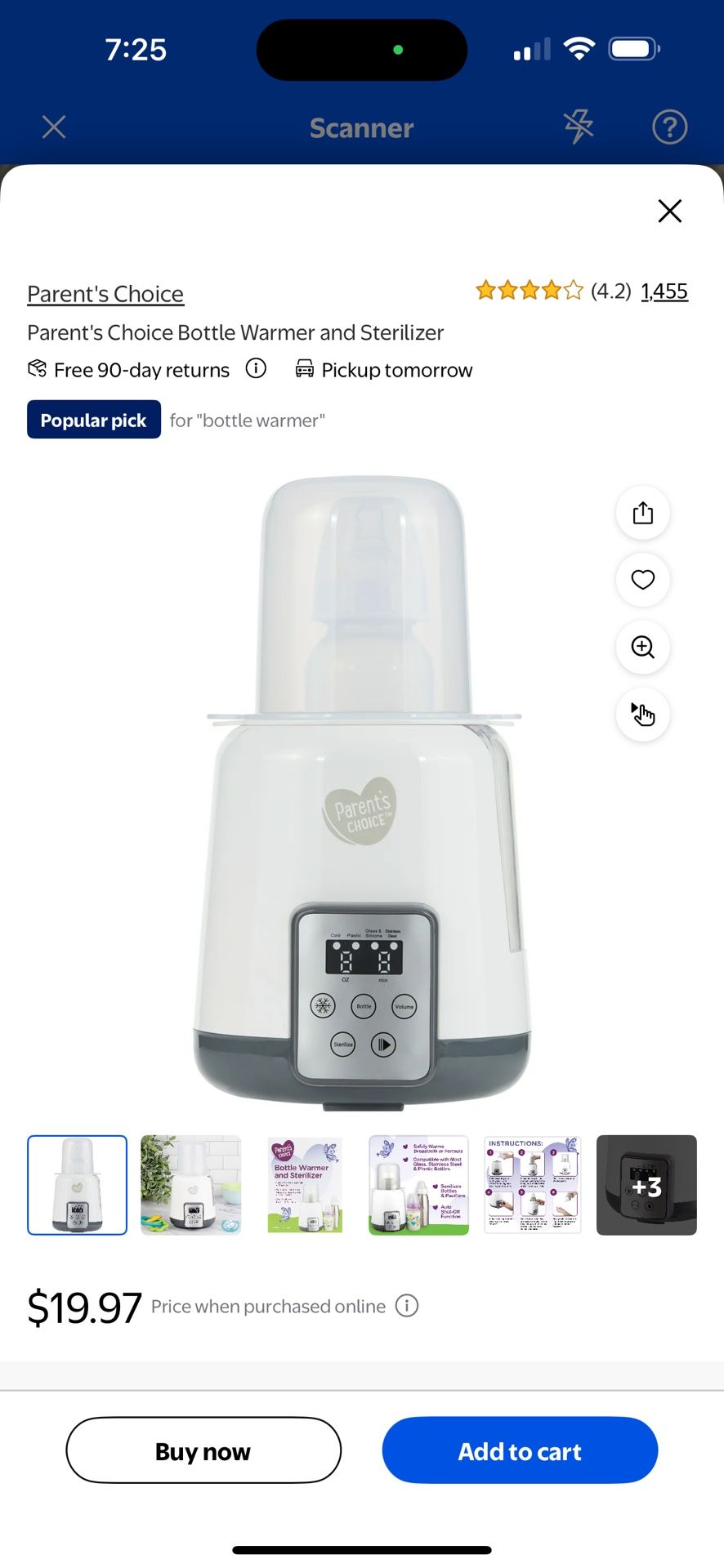 Baby Bottle Sterilizer and Warmer