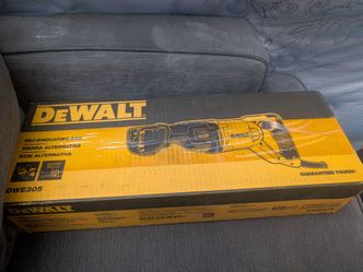 NEW DeWalt DWE305 12-Amp Reciprocating Saw (Sawzall) - Sealed in Box