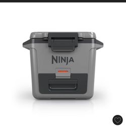 Brand New Ninja FrostVault 30qt Hard Sided Cooler with Dry Zone - Slate Gray: Holds 48 Cans