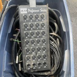 Cbi performer series  100 ft  long 28 channel snake