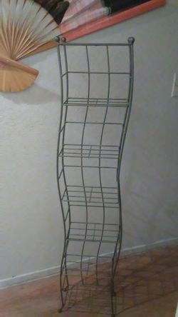 Silver coated metel rack