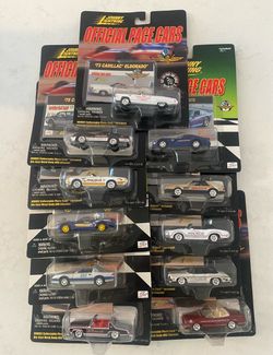 11 New Johnny Lightning Official Pace Cars Die-Cast Lot