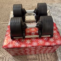 50 Ib Adjustable Dumbbells (New in Box)
