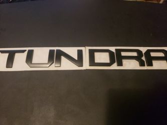 Toyota Tundra Letters