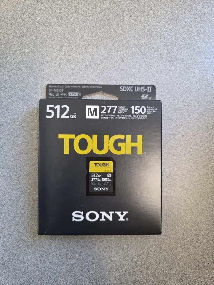 Sony Tough Sd Card 512gb