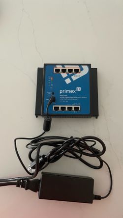 Primex PXU Network Switch Series provide Gigabit - PoE