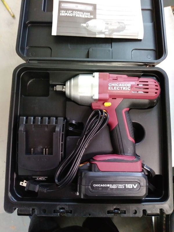 chicago 18 volt battery