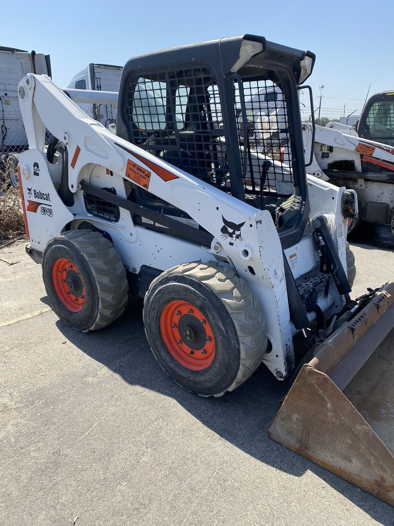 Bobcat Concrete Dump