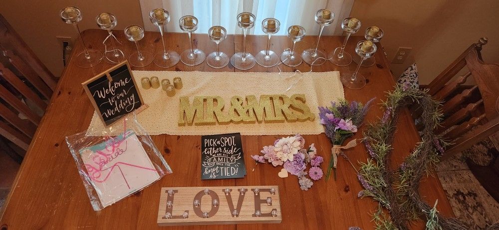 Wedding Or Bridal Shower Decor.