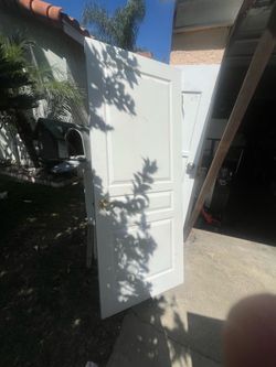 Front door not solid