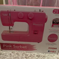 Janome Sewing Machine Pink Sorbet