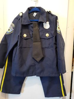 Kids Police Officer Halloween Costume