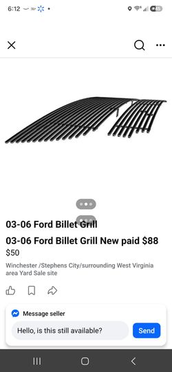 03 - 06 Ford Billet grill new paid $88