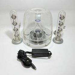 Harmon Kardon Soundsticks II Satelite Speakers with Subwoofer System - WORK