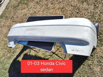 01-03 Honda civic lx rear bumper