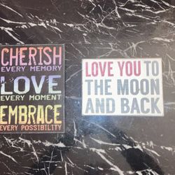 Decorative Wooden Signs 