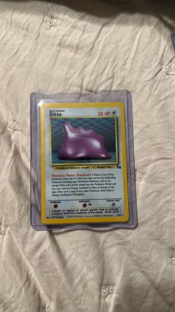Ditto Pokemon Card