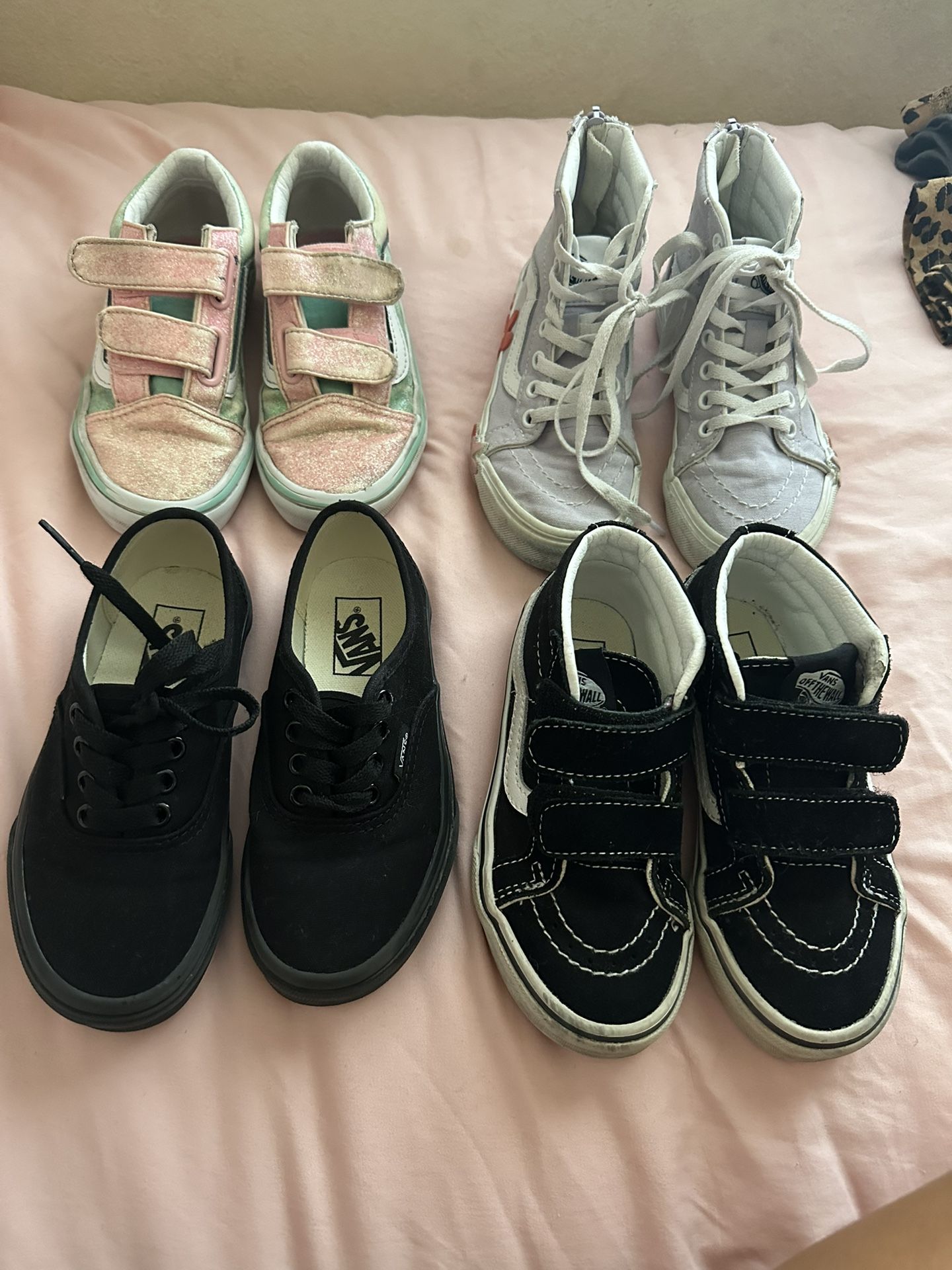 Toddler Vans Sizes 11.5 & 12c $20 For All