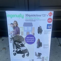 Brand New ingenuity 3d quickclose compact stroller 