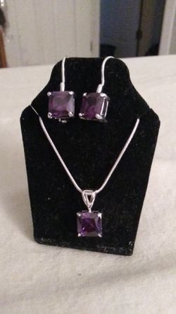 Silver set all silver on crystal