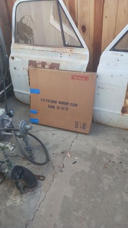 Chevy doors and brand new glass