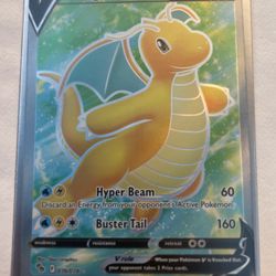 Dragonite V Pokémon Ultra Rare Plus 10 Card Mystery Pack With At Least One Holo!!