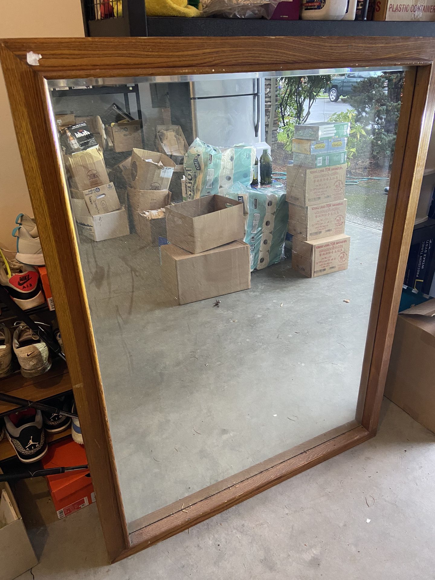 Oversized Antique Mirror