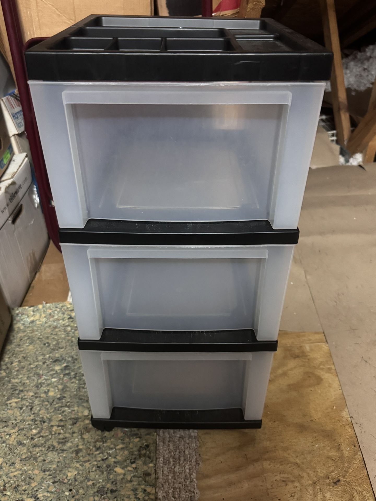 FOR SALE: Brand New 3-Drawer Plastic Storage Unit