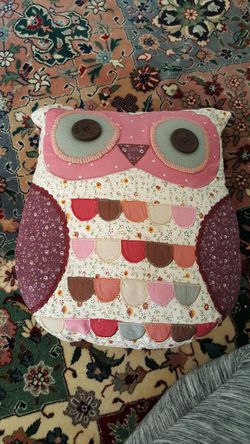 Owl decor pillow