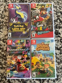 Mario Kart 8 Deluxe Pokemon Violet Animal Crossing Mario Odyssey Nintendo switch